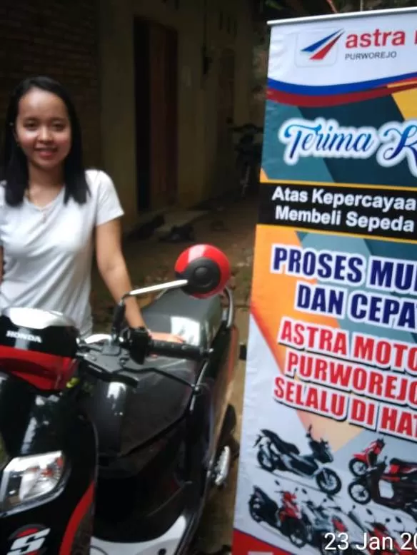 Testimoni pembelian unit motor Motor Honda Purworejo Webportal Marketing Sepeda Motor Indonesia