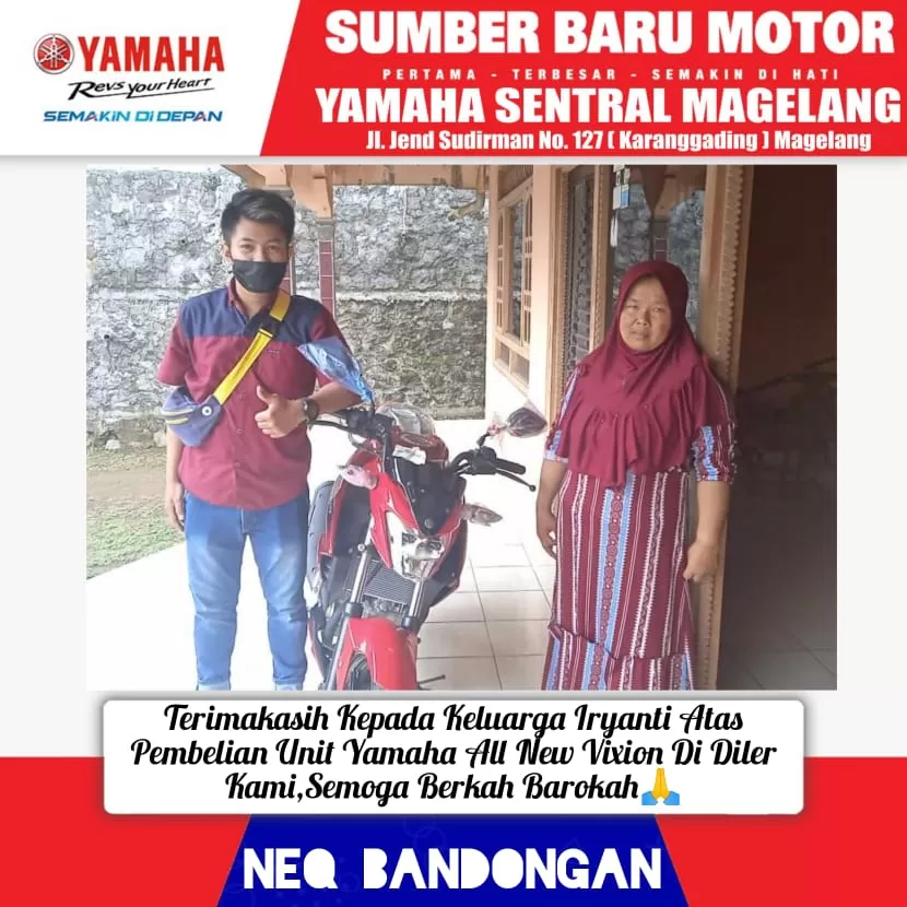 Testimoni pembelian unit motor Motor Yamaha Magelang Webportal Marketing Sepeda Motor Indonesia