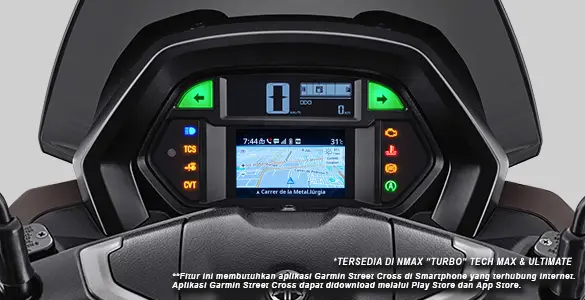 Fitur Motor Yamaha Yamaha NMax Turbo Palu Terbaru 2024 | Webportal Marketing Sepeda Motor Indonesia
